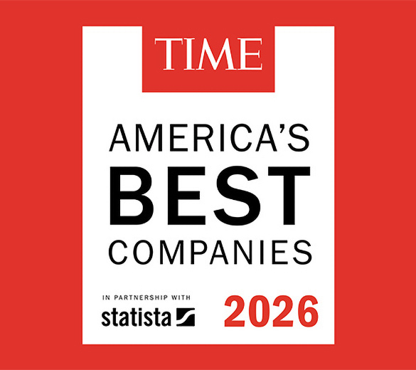 Graphic Square Image that includes the following text: TIME America’s Best Companies 2026 in partnership with Statista
